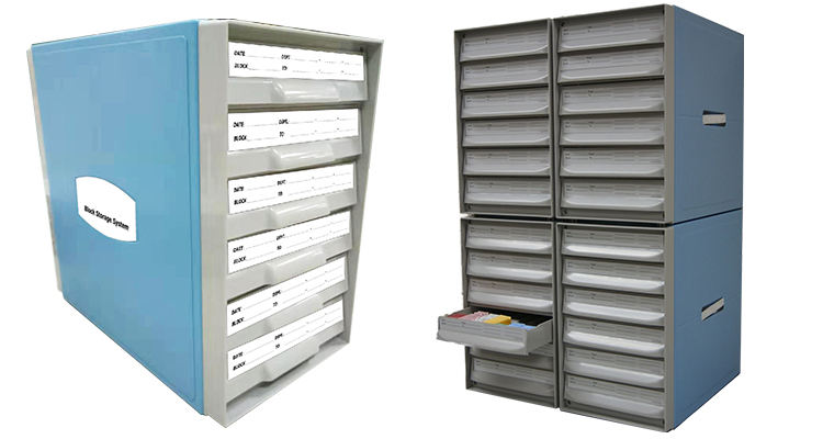 paraffin block storage cabinet