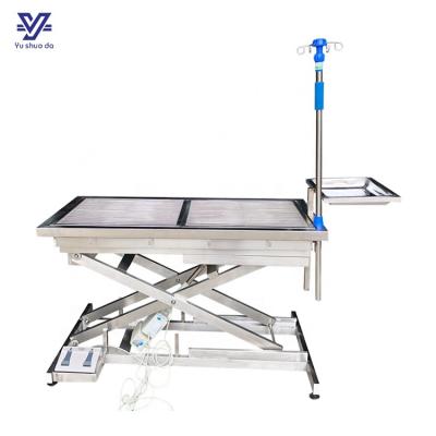  YSD-VE03 High-quality Hot Sale Stainless Steel Veterinary Surgery Table 