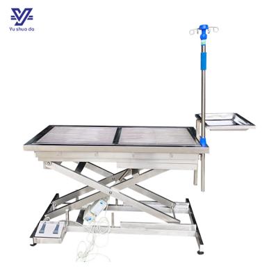  YSD-VE 04 High-Quality Stainless Steel Hot Sale Veterinary Surgery Table 