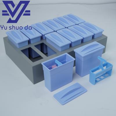 plastic staining jar and rack