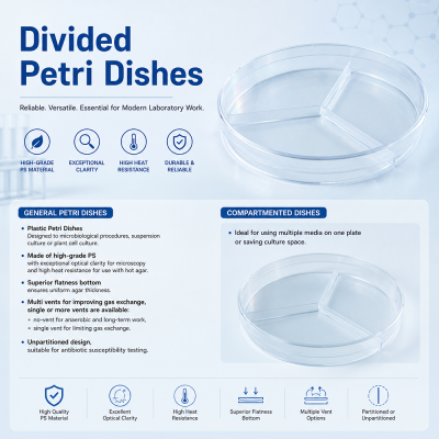 two compartment petri dish
