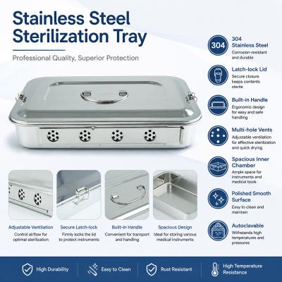 Stainless Steel Sterilization Tray