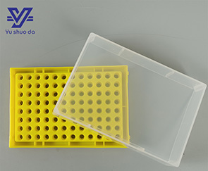 Caja de almacenamiento de tubos de PCR de plástico de laboratorio